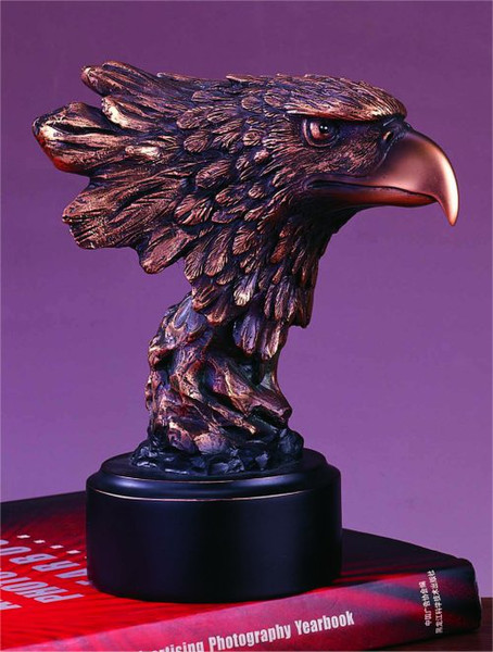 Bust Eagle Head Sculpture Portraiture Statue patriotic